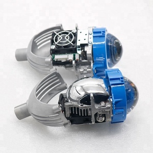 SANVI Car Bi LED Projector Lens Auto Head Light Bulb 35W 6000K H4 H7 9006 Automobile LED Q5 Fog Work Headlight Lamp - Product Image 2