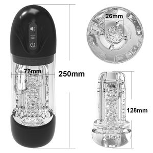 热美国男性自慰器7振动模式Stoker安全性玩具自慰杯男性易清洁 - Product Image 5