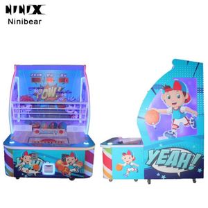 Máquina de Baloncesto Electrónica para Niños, Máquina de Juego Interactiva para Dos Jugadores que Funciona con Monedas - Product Image 5