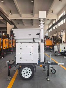 Mobile Solar CCTV Trailer with 360&deg; Rotation PTZ Camera Easy Installation Wireless Monitoring for Construction Security - Product Image 5