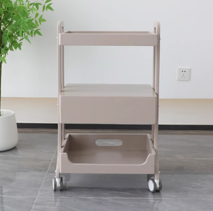 Carrito de Muebles Multifuncional de Madera para Salón de Belleza Moderno, Estante Móvil para Spa, Carrito para Arte de Uñas y Tatuajes - Product Image 5
