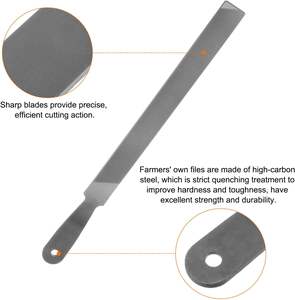 Herramientas <span class=keywords><strong>Pacha</strong></span> Farmer's Own Files 6-12 pulgadas doble corte suave granjero Lima de acero de alta dureza Lima de acero de dureza - Product Image 4