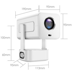 Projecteur autonome 1080P à mise au point automatique pour home cinéma, karaoké, haute luminosité - Product Image 6