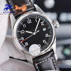 Montre-bracelet à quartz Longnes de luxe en cuir marron pour homme, étanche, style sportif, Relogio Masculino - Product Image 5