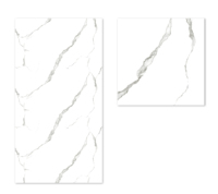 Film de transfert thermique décoratif moderne en PET à motif marbre pour panneau de plafond en PVC, imperméable, écologique, anti-rayures, directement de l'usine