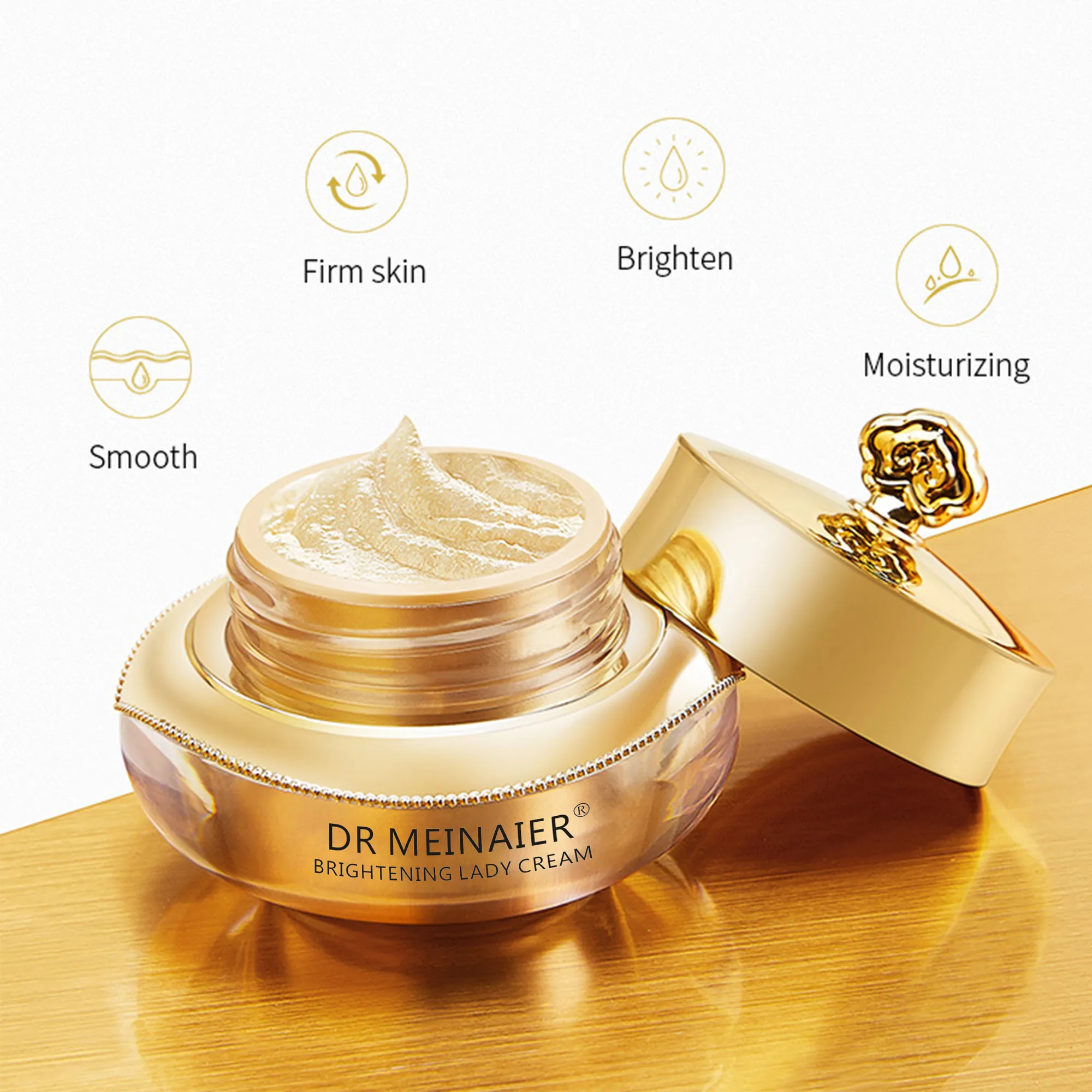 La migliore crema sbiancante per il viso Beauty Pearl Glowing Lady Skin care crema schiarente per il viso