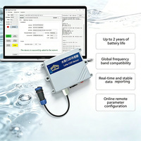 Testeur de qualité de l'eau LoRaWAN haute précision pour la surveillance de la qualité de l'eau IoT, certification CE