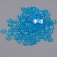 Remplissages de boules faits à la main, petits blocs ronds transparents colorés, panneaux lumineux, surfaces plates pour pixel art, accessoires d'assemblage