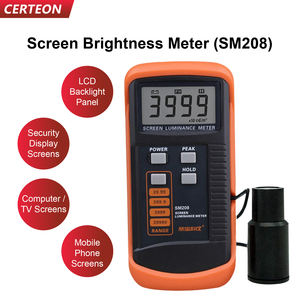 SM208E เครื่องวัดความสว่างหน้าจอแบบพกพา RGB LCD <span class=keywords><strong>LED</strong></span> แผง แสงดิจิทัล การปรับเทียบ ถือค่าสูงสุด ทดสอบ เครื่องวัดความสว่าง - Product Image 2