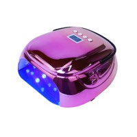 Lampe à ongles UV/LED rechargeable sans fil avec plaque inférieure détachable pour les ongles des doigts et des orteils