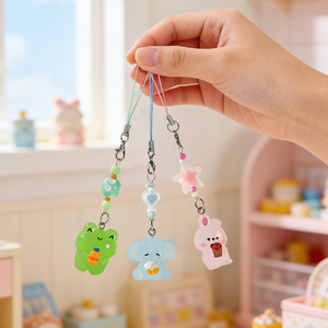 Cute Ice Jelly Nose Pendant <strong>Keychain</strong> Funny Bag Phone Case Hanging Ornament Kids Schoolbag Charm <strong>Bulk</strong> Wholesale - Product Image 2