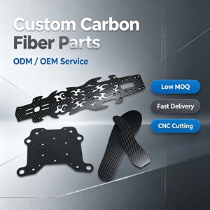 Lámina de Fibra de <span class=keywords><strong>Carbono</strong></span> de 1 mm de Alta Precisión, 3K, Acabado Mate, Placa de Fibra de <span class=keywords><strong>Carbono</strong></span> con Corte CNC para Drones UAV - Product Image 5