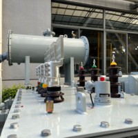 Transformateur de distribution immergé dans l'huile triphasé haute et basse tension 13,8 kV 33 kV 2500 kVA 3000 kVA 480 V 50 Hz 60 Hz