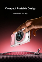 BENJIE Kamera Digital HD Laris untuk Anak-Anak 16X Zoom 64MP Video 4K 1080P Layar 2.8-Inci Tahan Air Selfie Instan untuk