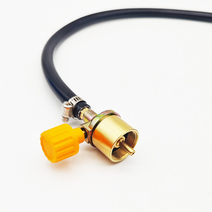 Portable Gas <b>Stove</b> Fuel Tank With Hose And Pressure Valve For Camping Outdoor Use - Product Image 3