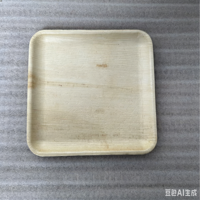 Services de vaisselle jetables carrés en feuille de palmier, modernes, biodégradables, pour repas occidentaux, fêtes et hôtels, respectueux de l'environnement