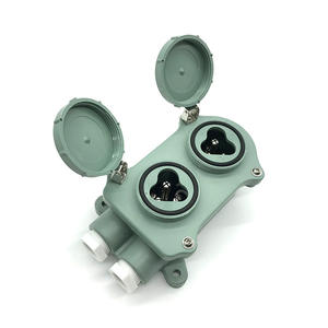 Enchufe Doble Impermeable Marino Bozhou Z-2M con Interruptor Serie 792831 - Product Image 1