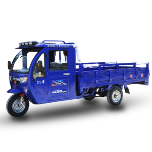 Triciclo Semicerrado de Alta Potencia con Volante para Carga y Uso Doméstico, Diseño de Carrocería Cerrada - Product Image 1