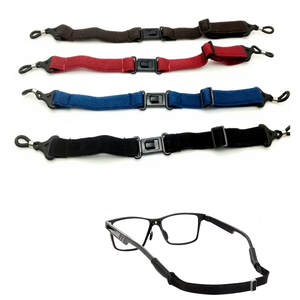 Sangles de lunettes réglables en nylon écologique avec motif de dessin animé, logo personnalisé, attache pour lunettes confortable pour hommes et enfants - Product Image 1