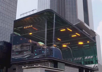 Grand écran vidéo LED, mur vidéo, écran TV extérieur haute définition, affichage 3D, panneau d'affichage numérique 3D, publicité, mur vidéo pour bâtiment