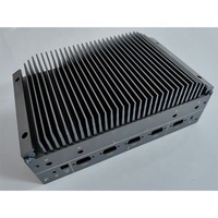 Caja de Conexiones de Panel Lateral para Chasis Mini-ITX, Carcasa de PCB Extruida de Aleación de Aluminio para Control Industrial de Microcomputadoras Usadas Personalizadas