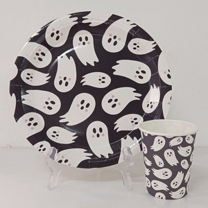 <span class=keywords><strong>Tema</strong></span> di <span class=keywords><strong>Halloween</strong></span> decorazioni per feste forniture per feste stoviglie piatto di carta, tazza di carta - Product Image 3