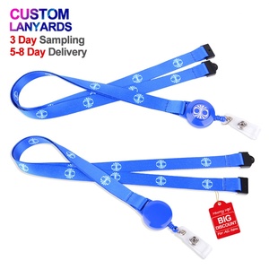 Wholesale Retractable Neck Strap <b>Lanyard</b> With Badge Reel for Id Card Holder - Product Image 2