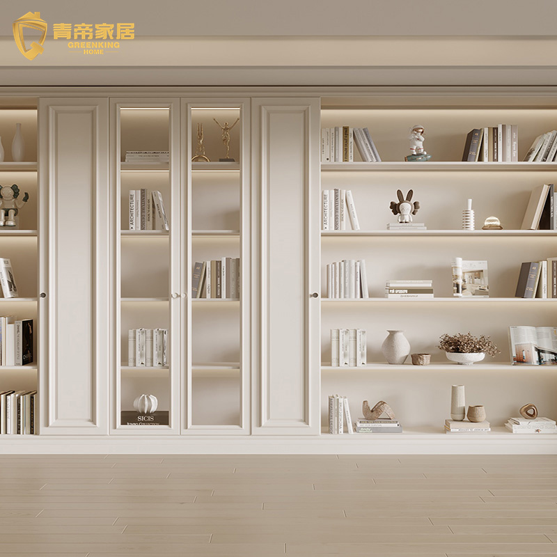Modern Solid Wood Bookcase Antique Furniture