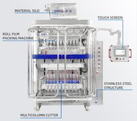 Machine automatique de remplissage et de scellage de sachets en bâton de liquide à 10 voies machine d'emballage de bâtons de rince-bouche multiples