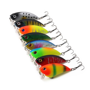 Vente en gros de leurres de pêche coulants en plastique artificiel dur de 5,5 cm-6,6 g, leurres vibrants VIB - Product Image 2
