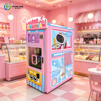 Machine à crème glacée automatique multifonctionnelle commerciale à vendre, machine à crème glacée de grande capacité