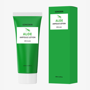 Ampoule d'Aloe Vera Tout-en-Un - Lotion Visage Coréenne Apaisante et Hydratante pour la Peau, Réparation Calmante et Anti-Âge - Product Image 1