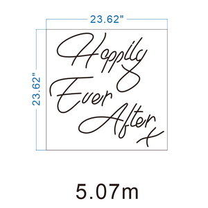 Drop Shipping Happily <strong>Ever</strong> After Neon Sign for Wedding Decoration Sign - Product Image 5