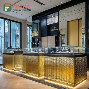 High Visibility Jewelry Retail Display System Polished Surface Boutique Space Display Counter - Product Image 5