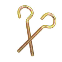Boulons à œil ouvert en acier au carbone galvanisé, boulons de crochet pour lampe, pour utilisation électrique suspendue - Marque JINGCI, durable