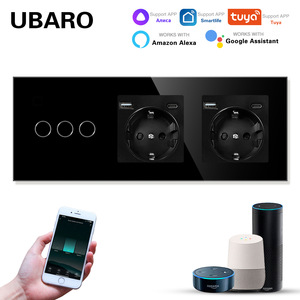 ปลั๊กไฟอัจฉริยะมาตรฐานยุโรป 10A 16A ควบคุมด้วยเสียงผ่าน Wi-Fi พร้อมระบบป้องกันเด็กเปิดประตู - Product Image 2