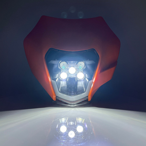 Para <span class=keywords><strong>KTM</strong></span> EXC SX <span class=keywords><strong>Duke</strong></span> <span class=keywords><strong>125</strong></span> 250 300 piezas de motocicleta LED Enduro faro placa carenado para Motocross <span class=keywords><strong>Super</strong></span> Moto Dirt Lighting - Product Image 5