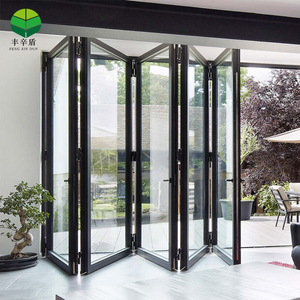 <span class=keywords><strong>Porte</strong></span> <span class=keywords><strong>Pliante</strong></span> Française Moderne en Aluminium Nouveau Bi Fold Verre Accordéon <span class=keywords><strong>Patio</strong></span> Partition Portes Coulissantes <span class=keywords><strong>Prix</strong></span> Usine pour Villa Intérieur - Product Image 4