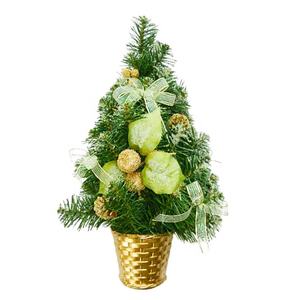 Venta al por mayor Oficina Ventana Escritorio Pequeño Árbol de Navidad Decoración Artificial Mini Árbol de Navidad Oficina de Navidad - Product Image 5