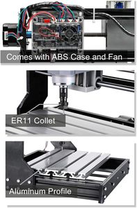 Enrutadores CNC de 3 ejes favorables de calidad superior <span class=keywords><strong>CNC3018</strong></span> para corte de grabado - Product Image 4
