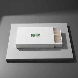 Caja de Regalo de Cigarrillos King XL de Papel Blanco, Paquete de <span class=keywords><strong>5</strong></span> Unidades a Prueba de Niños, Caja de Cigarrillos con Cajón Deslizable Personalizado - Product Image 1