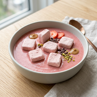 100% Pure Gedroogde Aardbeien Yoghurtblokjes Zonder Toevoegingen