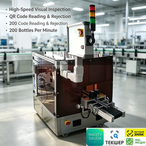 Machine d'inspection visuelle des bouteilles – Équipement d'inspection visuelle à vue complète pour l'acquisition de codes en ligne et la corrélation des données - Product Image 3