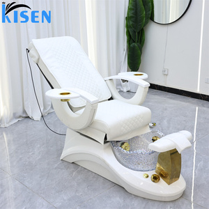 <span class=keywords><strong>Fauteuil</strong></span> de pédicure spa sans plomberie KISEN en fibre de verre, pour techniciennes d'onglerie, avec bain de pieds, sans installation de plomberie, pour salon de manucure - Product Image 1