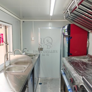 Cuisine rétro entièrement équipée, <span class=keywords><strong>mini</strong></span> remorque alimentaire, personnalisation, caravane de restaurant mobile, kiosque de restauration rapide à vendre - Product Image 5