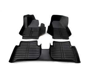 Tapis de sol en caoutchouc robuste - (beige) Tapis en cuir 3D/5D / Tapis de <span class=keywords><strong>voiture</strong></span> 3D dédié à la Dodge Challenger - Product Image 4