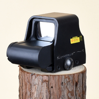Lunette de visée 3x Sight 553 avec grossisseur 3x et clip détachable rapide à l'écartement latéral pour la chasse, point rouge holographique