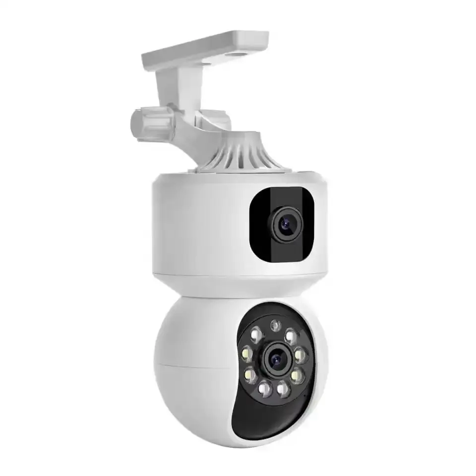 Lente dual Videovigilancia a todo color para interiores V380 V380 PRO Smart PTZ Cámara CCTV de seguridad para el hogar con tamaño pequeño