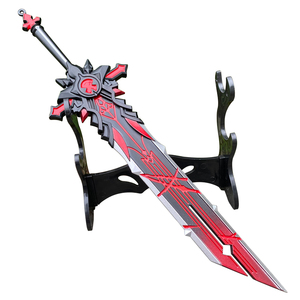 Modèle de sabre en alliage de zinc de 29 cm, style Genshin Impact, modèle de <span class=keywords><strong>pierre</strong></span> <span class=keywords><strong>tombale</strong></span> du loup, jouet d'anime en métal - Product Image 2