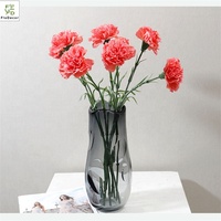 Crisantemo Artificial de Tallo Único, Flor de Tacto Real, Centro de Mesa para el Hogar, Decoración para Bodas y Fiestas, Regalo para el Día de la Madre